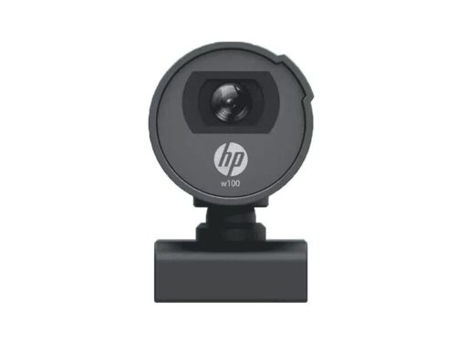 HP w100 480P 30 FPS Digital Webcam with Built-in Mic, For Zoom & Skype